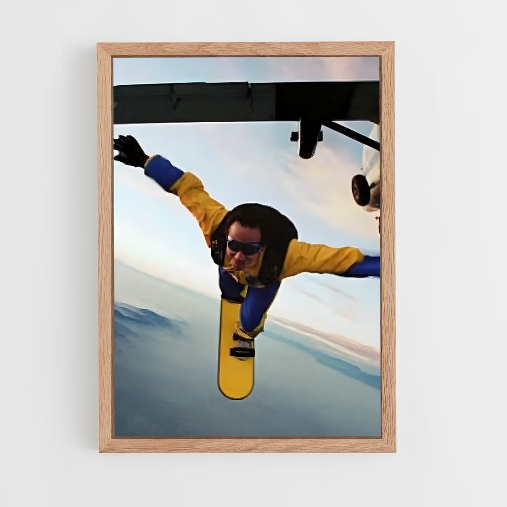 Poster Sky Dive Adventure – affiche Parachutisme (vue 4)